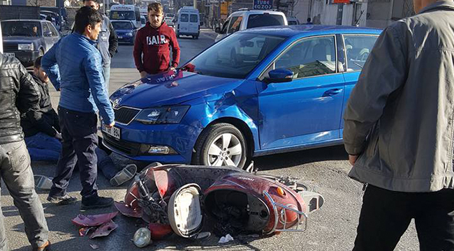 YARALI SÜRÜCÜ HASTANEYE KALDIRILDI