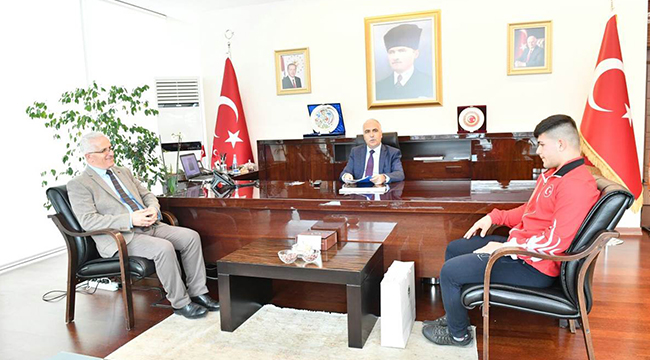 VALİ KARAHAN,AVCIL’I KABUL ETTİ