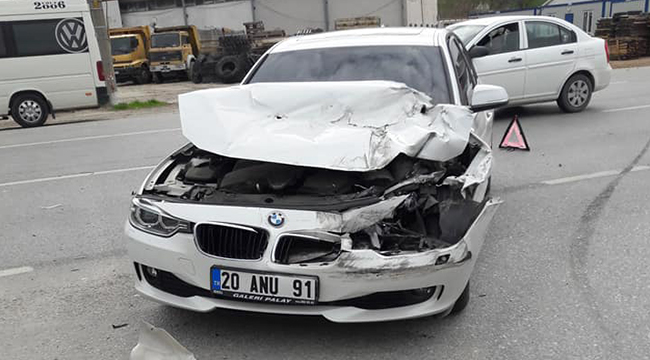 KAMYONET SÜRÜCÜSÜ YARALANDI