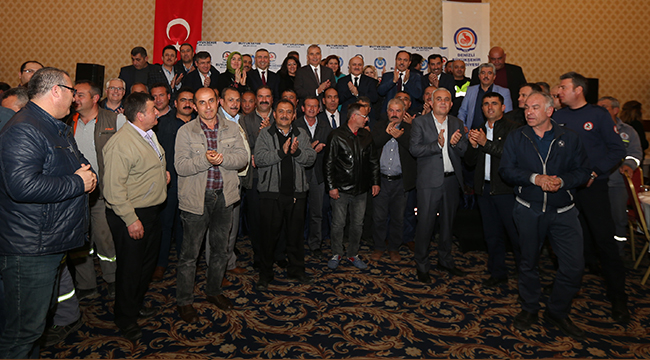 DESKİ ÇALIŞANLARI SÖZLEŞMEYE İMZA ATTI