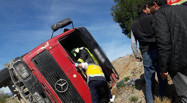 BEYAĞAÇ’DA KAZA:1 YARALI