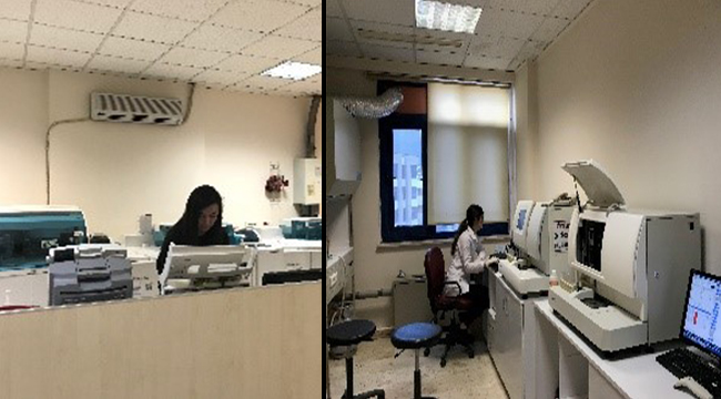 LABORATUVARDA YILLIK 7 MİLYON TEST YAPILIYOR