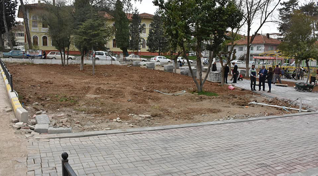 SALİH TANYERİ PARKININ ÇEHRESİ DEĞİŞİYOR