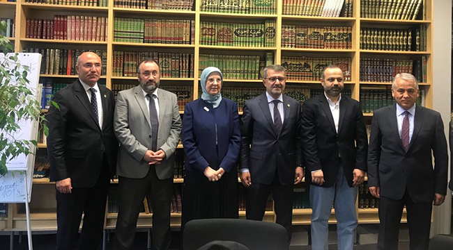 RAMAZANOĞLU ALMANYA’DA TEMASLARDA BULUNDU