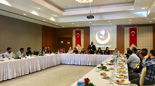BBP MİLLETVEKİLİ ADAYLARINI BASINA TANITTI