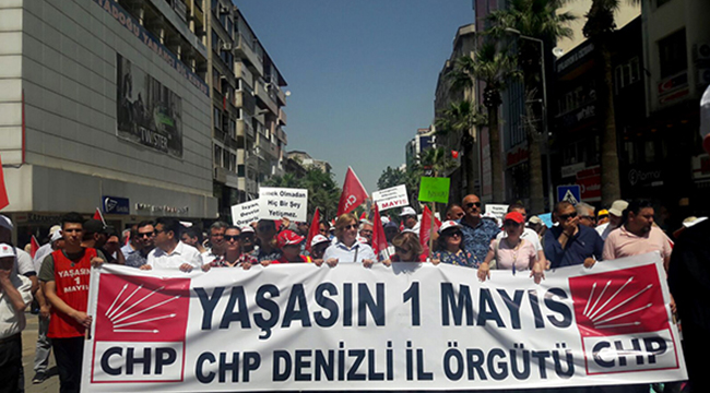 EMEKÇİLER HAKLARI İÇİN YÜRÜYOR