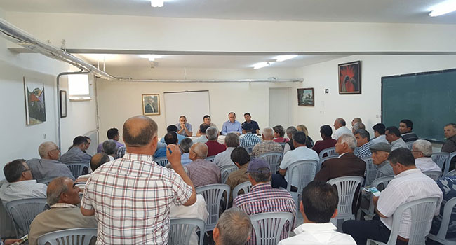 TARSİM GÜNEY İLÇESİNDE ÜRETİCİLERLE BULUŞTU
