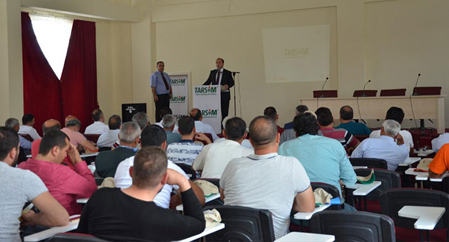 ÇAL İLÇESİNDE TARSİM TOPLANTI YAPTI