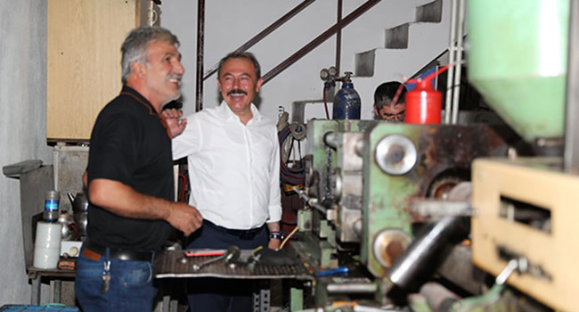 TİN, 3. SANAYİ SİTESİ ESNAFIYLA BULUŞTU