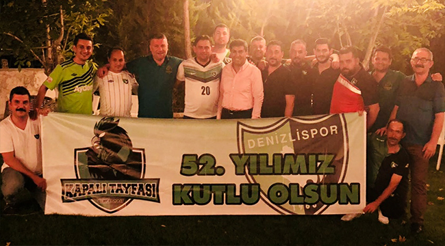 KAPALI TAYFA’DAN DENİZLİSPOR’A BÜYÜK DESTEK