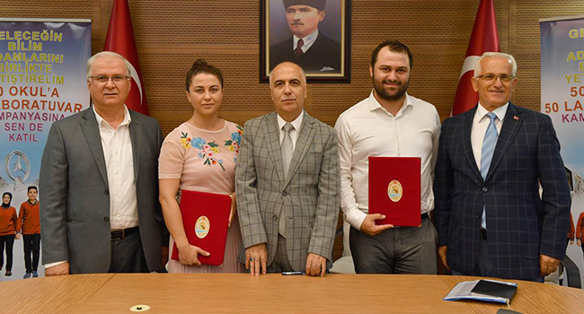 50 OKULA 50 LABORATUVAR KAMPANYASINA BİR DESTEK DAHA