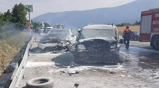 KAFA KAFAYA ÇARPIŞTILAR: 5 YARALI