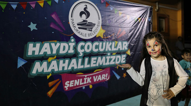 PAMUKKALE İLE ÇOCUKLAR SEVİNMEYE DEVAM EDİYOR