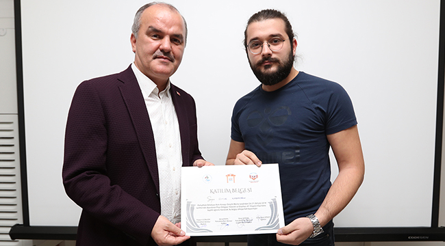 SERTİFİKALARI BAŞKAN GÜRLESİN DAĞITTI