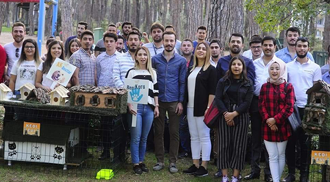 AK PARTİ'DEN SOKAK HAYVANLARINA YUVA