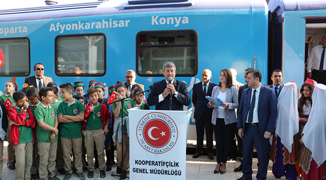 SOSYAL KOOPERATİF EĞİTİM VE TANITIM TRENİ DENİZLİ'DE