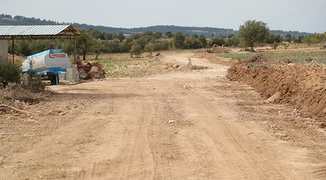GÖZLER’İN ARAZİ YOLU SIKINTISI SONA ERDİ