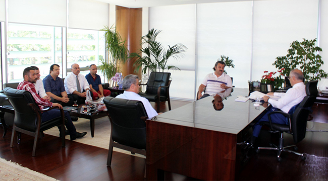 ADB YÖNETİMİ VALİ KARAHAN'A PROJELERİNİ ANLATTI