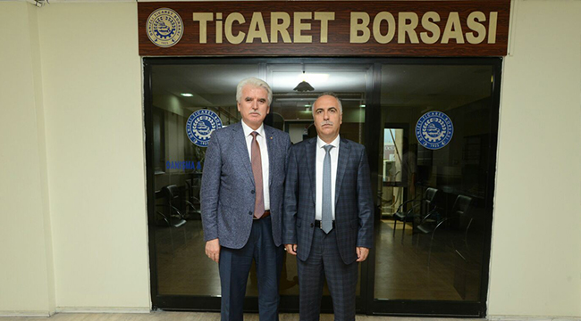 VALİ KARAHAN,BAŞKAN TEFENLİLİ'Yİ ZİYARET ETTİ