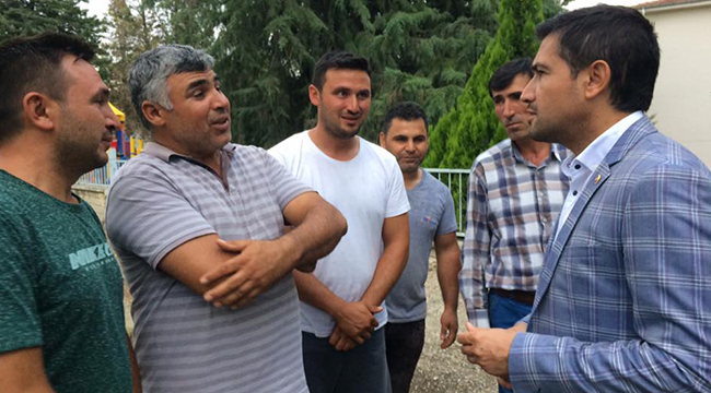 AKP’Li ÖZKAN VATANDAŞIN SORUNLARINI DiNLiYOR