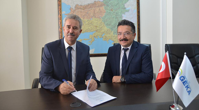 GEKA İLE SÖZLEŞME iMZALANDI