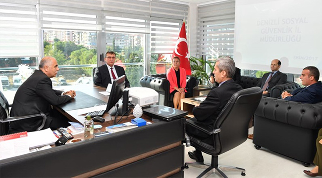 VALi KARAHAN, KURUM ZiYARETLERiNi SÜRDÜRÜYOR