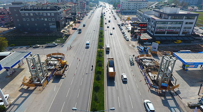 DENİZLİ-ANTALYA YOLUNA ÜNİVERSİTE YAYA ÜST GEÇİDİ