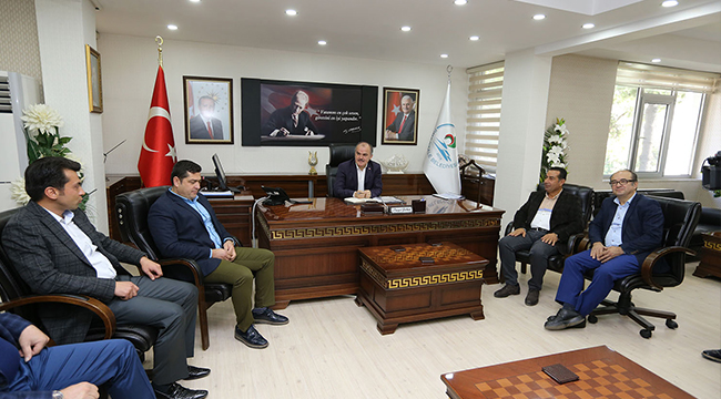 BAŞKAN GÜRLESİN MAKSİAD YÖNETİMİNİ AĞIRLADI