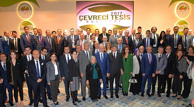 ÇEVRECİ TESİS ÖDÜLLERİ VERİLDİ