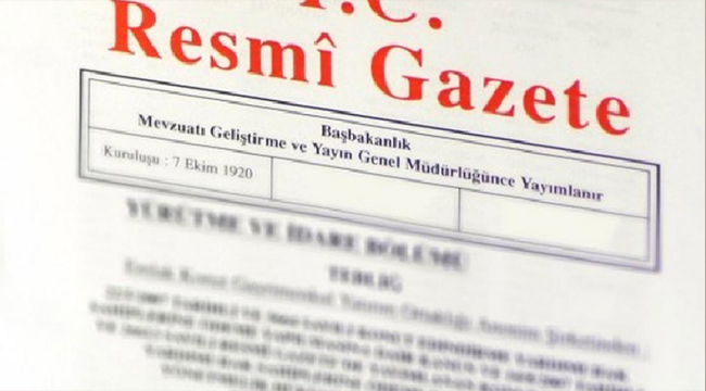 YAYINLANAN KHK İLE YENİ İHRAÇLAR BELLİ OLDU