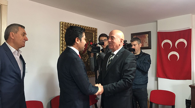 ÖZKAN’DAN MHP İL BAŞKANI’NA ZİYARET