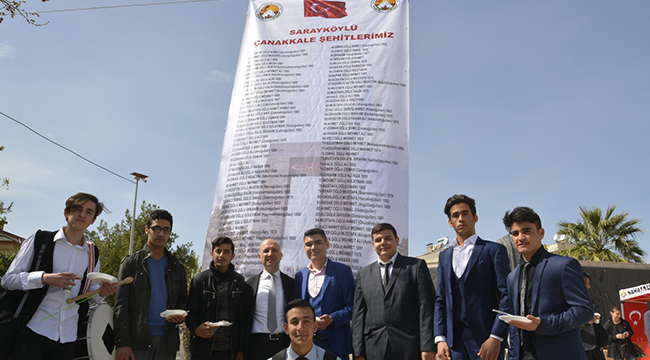 SARAYKÖY’DE ŞEHİTLER İÇİN PİLAV VE LOKMA HAYRI