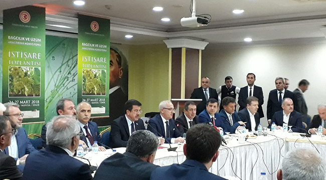 ÜZÜM KOMİSYONU DENİZLİ’DE TOPLANDI