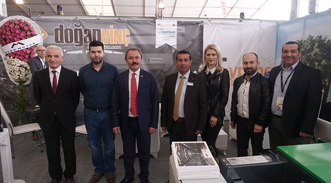 TİN,DOĞALTAŞ VE TEKNOLOJİLERİ FUARI’NI ZİYARET ETTİ