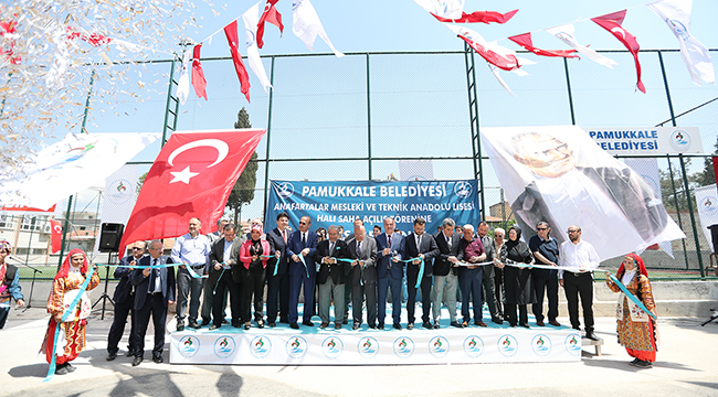 ANAFARTALAR LİSESİ’NE HALI SAHA VE TESİS
