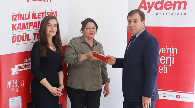 AYDEM İZİNLİ İLETİŞİM KAMPANYASI ÖDÜLLERİ DAĞITILDI