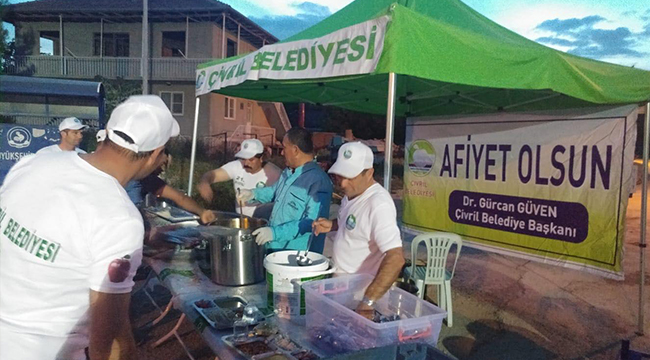ÇİVRİL’İN CABAR VE KARALAR MAHALLESİ’NDE İFTAR