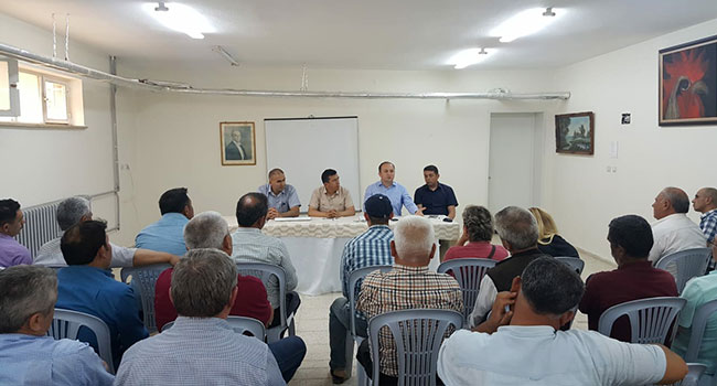 TARSİM GÜNEY İLÇESİNDE ÜRETİCİLERLE BULUŞTU