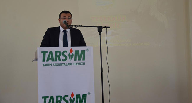ÇAL İLÇESİNDE TARSİM TOPLANTI YAPTI