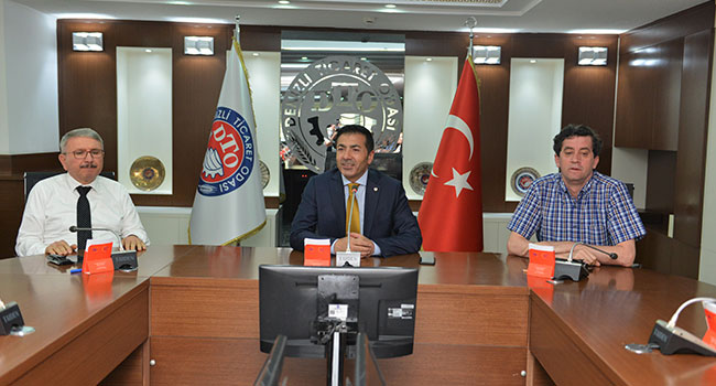 DTO BAŞKANI ERDOĞAN PERSONELİ İLE BAYRAMLAŞTI