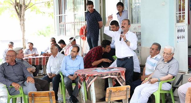 AK PARTİLİ TİN TAVASLILARLA BULUŞTU