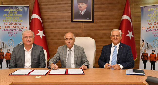 50 OKULA 50 LABORATUVAR KAMPANYASINA BİR DESTEK DAHA
