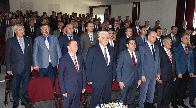 NUMANOĞLU EĞİTİM YÖNETİCİLERİ İLE BİR ARAYA GELDİ