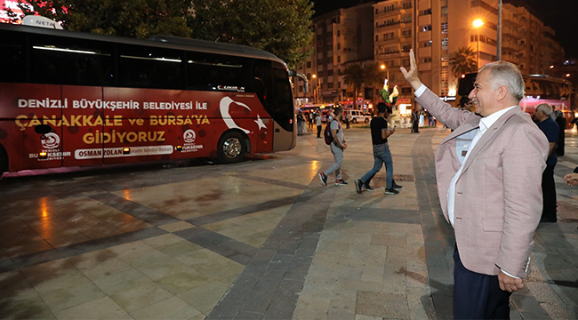 KAFİLEYİ BAŞKAN ZOLAN UĞURLADI