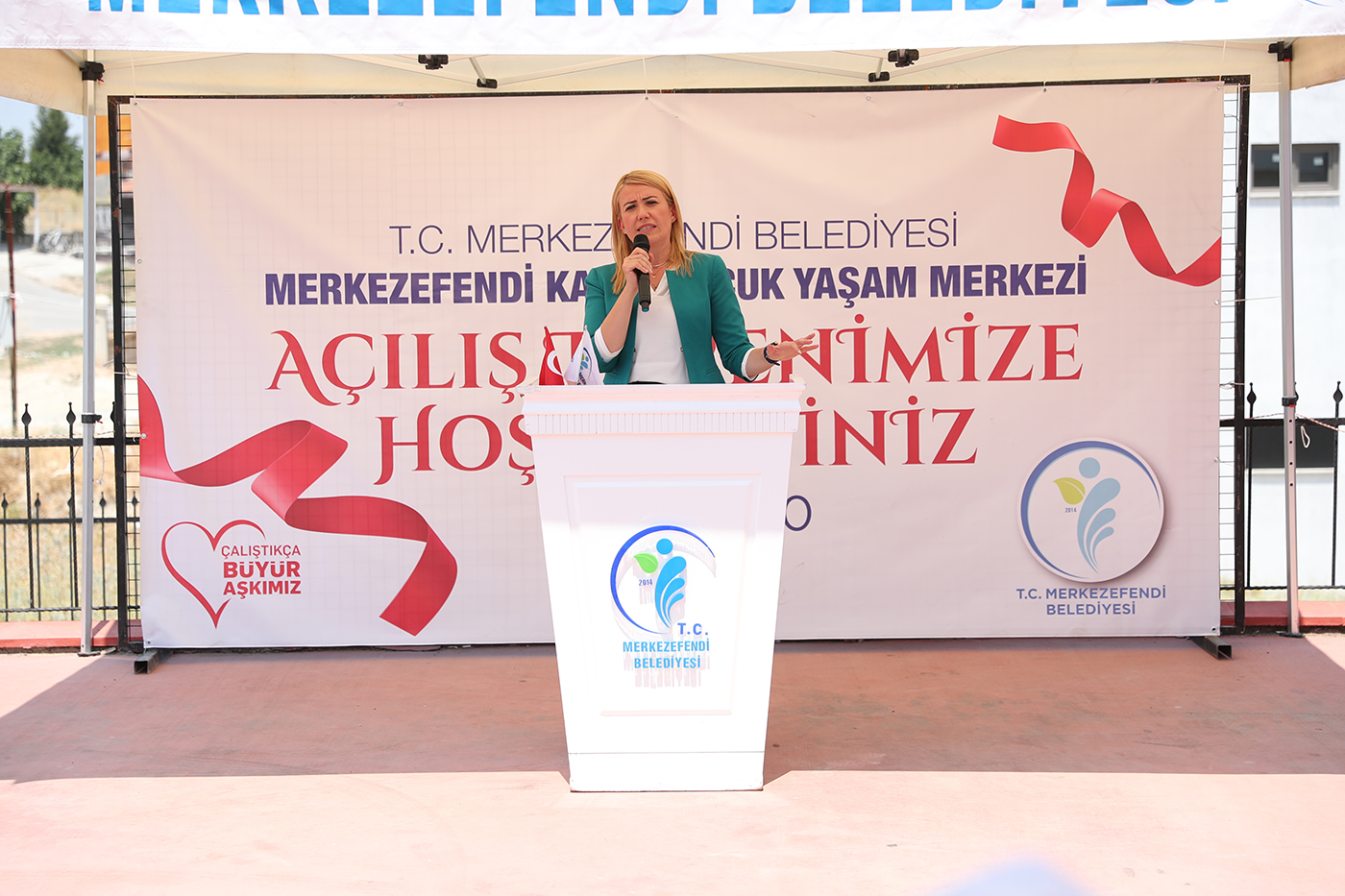 Merkezefendi Mahallesi Kadın Çocuk Yaşam Merkezi Açıldı