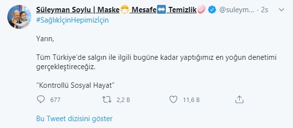 Bakan Soylu Duyurdu!