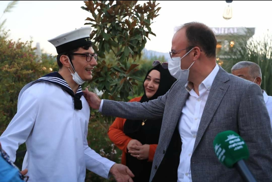 Engelli gencin hayaline Başkan Örki'de destek oldu