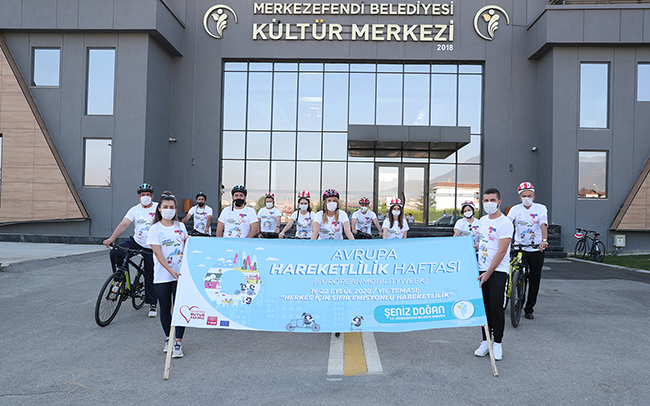 Başkan Doğan Avrupa Hareketlilik Haftası için pedal çevirdi
