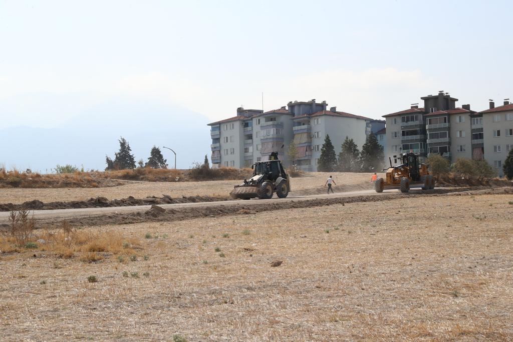Pınarkent’te beton kilit parke taşı çalışması başladı