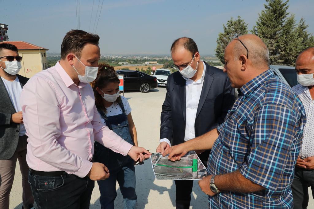 Pınarkent’te beton kilit parke taşı çalışması başladı
